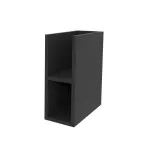 Mereo Aira, koupelnová skříňka 20 cm, spodní, Multidecor, Černá Supermat