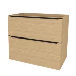 Mereo Mailo, koupelnová skříňka 101 cm, černé madlo, Multidecor, Dub olejovaný