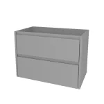 Mereo Opto, koupelnová skříňka 81 cm, Multidecor, Šedý Supermat