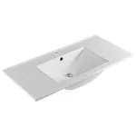 Mereo Opto, koupelnová skříňka s keramickým umyvadlem 101 cm, dub Riviera