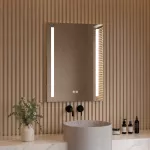 Mereo Zrcadlo 60x80 cm s LED osvětlením a odmlžováním