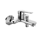 Mereo Vanová nástěnná baterie, Zuna, 100 mm, bez příslušenství, chrom