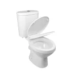 Mereo WC kombi, RIMLESS, zadní odpad s armaturou