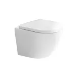 Mereo WC závěsné kapotované, RIMLESS, 490x370x360, keramické, vč. sedátka CSS126