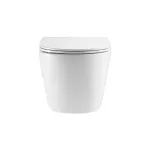 Mereo WC závěsné kapotované, Smart Flush RIMLESS, 490x370x360, keramické, vč. sedátka CSS123