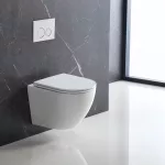 Mereo WC závěsné kapotované, Smart Flush RIMLESS, 490x370x360, keramické, vč. sedátka CSS123