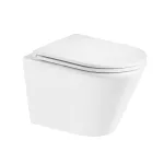 Mereo WC závěsné kapotované, Smart Flush RIMLESS, keramické, vč. sedátka