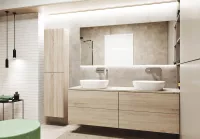 Mereo Aira, koupelnová skříňka 121 cm, Multidecor, Javor Hard šampaňský