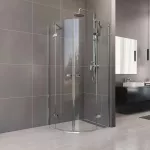 Mereo Sprchový kout, Novea, R 550, 90x90x200 cm, pantový, chrom ALU, sklo čiré 6 mm, EC