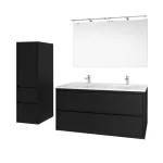 Mereo Opto, koupelnová skříňka s keramickým umyvadlem 81 cm, dub Riviera