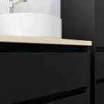 Mereo Opto, koupelnová skříňka s keramickým umyvadlem 81 cm, dub Riviera