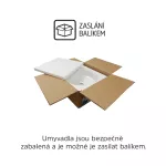 Mereo Umyvadlo na desku i zavěšení s přepadem, 500x420x125 mm, keramické - pro zaslání balíkem