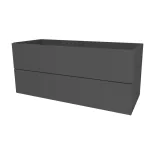 Mereo Aira, koupelnová skříňka 121 cm, Multidecor, Šedý diamant