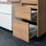 Mereo Opto koupelnová skříňka vysoká 125 cm, pravé otevírání, Multidecor, Bílá lesk perlička