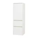 Mereo Opto koupelnová skříňka vysoká 125 cm, pravé otevírání, bílá