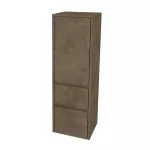 Mereo Opto koupelnová skříňka vysoká 125 cm, pravé otevírání, Multidecor, Beton Chicago tm šedý