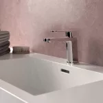 Mereo Umyvadlová stojánková baterie, Mada, bez výpusti, chrom, s vyšší pákou