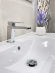 Mereo Umyvadlová stojánková baterie, Mada, bez výpusti, chrom, s vyšší pákou
