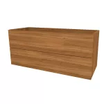 Mereo Aira, koupelnová skříňka 121 cm, Multidecor, Ořech Dijon přírodní