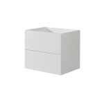 Aira koupelnová skříňka, bílá, 2 zásuvky, 610x530x460 mm