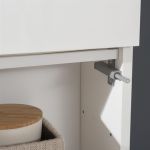 Aira, koupelnová skříňka s keramickym umyvadlem 81 cm, bílá Mereo