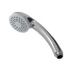 Sprchová souprava, jednopolohová sprcha, sprchová hadice, nastavitelný držák, plast/chrom Mereo