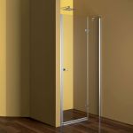 Sprchové dveře, Fantasy, 80x190 cm, chrom ALU, sklo Point, pravé provedení Mereo