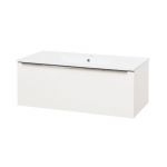 Mailo, koupelnová skříňka s keramickým umyvadlem 101 cm, bílá