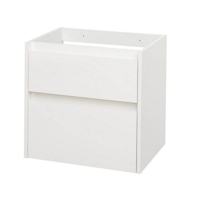 Opto, koupelnová skříňka 61 cm, bílá Mereo