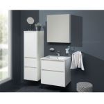 Aira, Mailo, Opto, Bino, Vigo koupelnová galerka 80 cm, zrcadlová skříňka, bílá Mereo