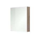 Aira, koupelnová galerka 80 cm, zrcadlová skříňka, dub Kronberg