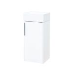 Vigo, koupelnová skříňka s keramickým umývátkem, 33 cm, bílá Mereo