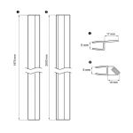 Sada těsnění - kompletní pro CK70101Z, CK.xxZVR včetně magnetické lišty Mereo