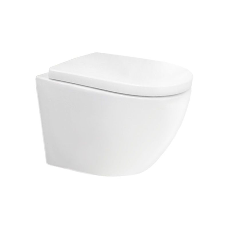 WC závěsné kapotované, Smart Flush RIMLESS, 495x360x370, keramické, vč. sedátka CSS115SN Mereo