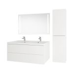 Aira, koupelnová skříňka 121 cm, bílá Mereo