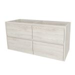 Opto, koupelnová skříňka 121 cm, Multidecor, White Loft Pine