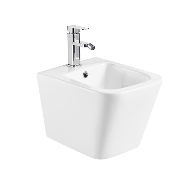 Bidet závěsný kapotovaný , 485x345x330, keramický, bílý Mereo