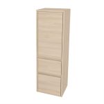 Opto koupelnová skříňka vysoká 125 cm, pravé otevírání, Multidecor, Javor Hard šampaňský