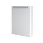 Siena, koupelnová galerka 64 cm, zrcadlová skříňka, bílá lesk Mereo