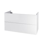 Siena, koupelnová skříňka 100 cm, bílá lesk