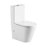 WC kombi vario odpad, kapotované, Smart Flush RIMLESS, 605x380x825mm, keramické, vč. sedátka