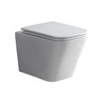 WC závěsné kapotované, Smart Flush RIMLESS, 490x340x350, keramické, vč. sedátka CSS118S Mereo
