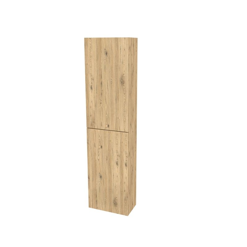 Aira, koupelnová skříňka 170 cm vysoká, levé otevírání, Multidecor, Dub San remo sand Mereo