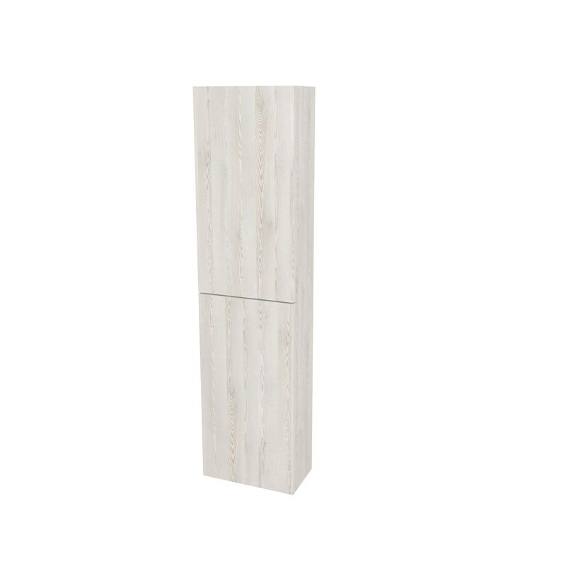 Aira, koupelnová skříňka 170 cm vysoká, levé otevírání, Multidecor, White Loft Pine Mereo