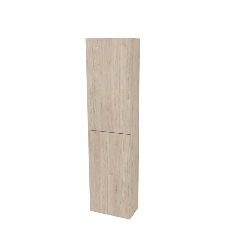 Aira, koupelnová skříňka 170 cm vysoká, levé otevírání, Multidecor, Light Rock Hickory Mereo