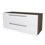 Bino, koupelnová skříňka 121 cm, Multidecor, Beton Chicago tm šedý