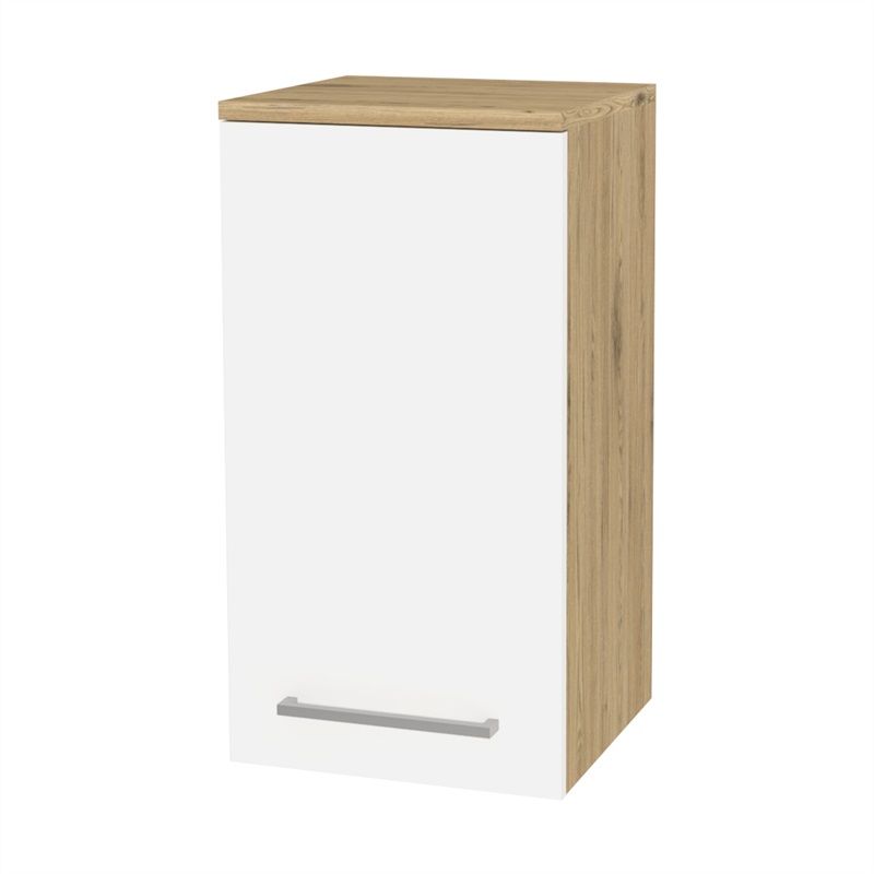 Bino koupelnová skříňka horní 63 cm, levá, Multidecor, Dub San remo sand Mereo