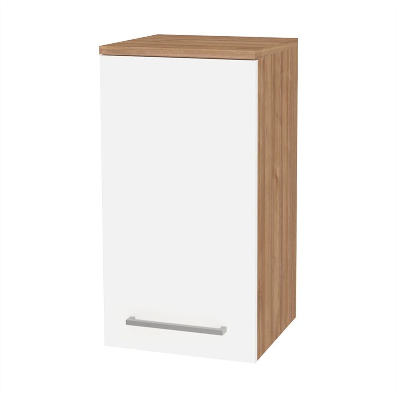 Bino koupelnová skříňka horní 63 cm, levá, Multidecor, Light Select Walnut Mereo