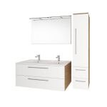 Bino, koupelnová skříňka 61 cm, Multidecor, White Loft Pine Mereo