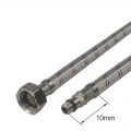 Připojovací hadice 8x12, FxM10, 3/8" x M10 x 10mm, 25 cm, nerez opletení Klum